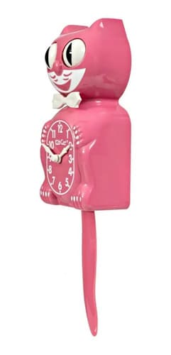 Reloj De Pared Strawberry Kit Cat Clock - A Pedido_exkarg Negro 4
