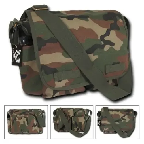 Cartera Morral Military Messenger - A Pedido_exkarg Marrón X 4