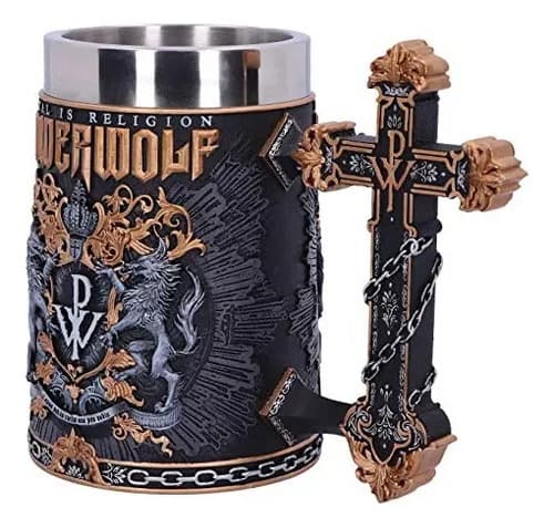 Jarra Tankard Powerwolf - A Pedido_exkarg Negro 2