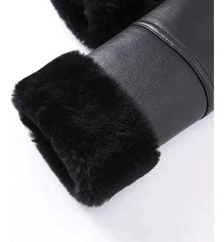 Campera Women's Black Raf Shearling B3 - A Pedido_exkarg Negro 38 5