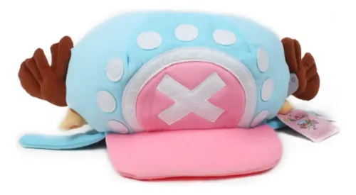 Gorra Tony Tony Chopper De One Piece - A Pedido Chopper Rosa Celeste Único Liso