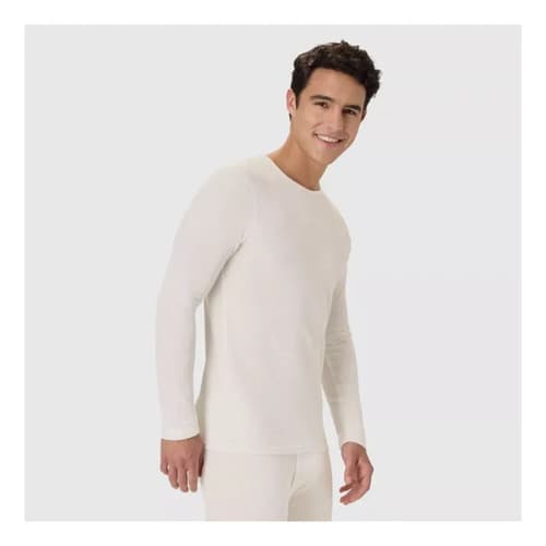 Remera Termica Mangas Largas Hanes - A Pedido Blanco Xs