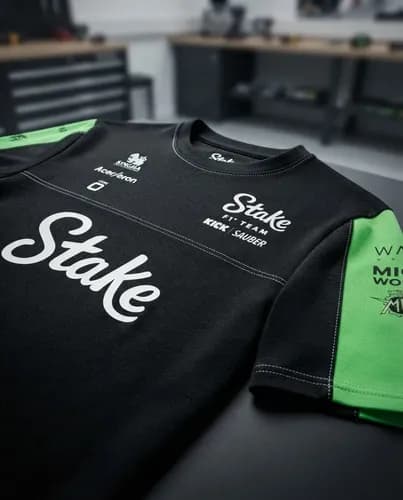 Remera  F1 Kick Sauber Team - A Pedido_exkarg Negro S 4