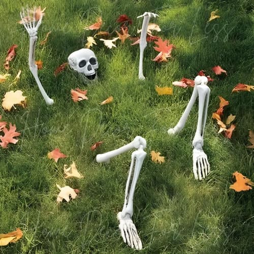 Set Decoracion Halloweeen Esqueleto - A Pedido_exkarg 2