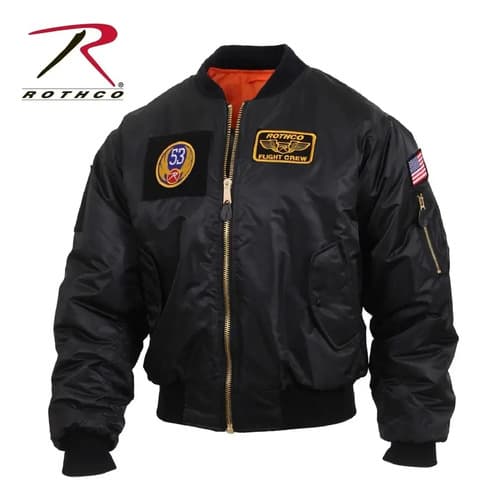 Campera Rothco Ma-1 Flight Jacket - A Pedido_exkarg Negro 38 5