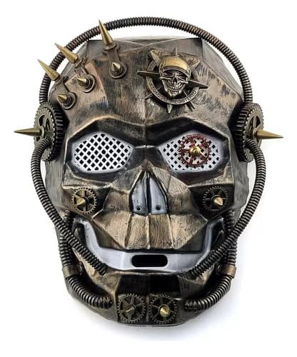 Mascara Disfraz Retro Steampunk - A Pedido_exkarg X 2