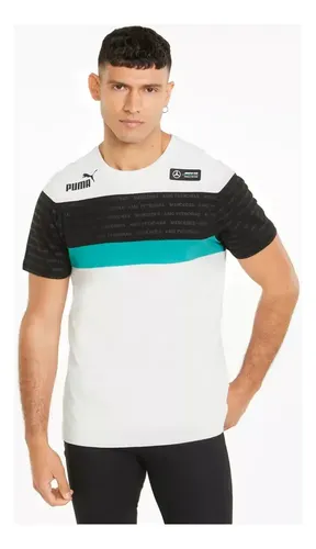 Remera Puma Mapf1 Mercedes Sds Tee - A Pedido_exkarg Blanco S 4