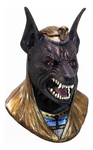 Máscara Dios Egipto Anubis Halloween Terror 26593 Violeta Oscuro Werewolfs