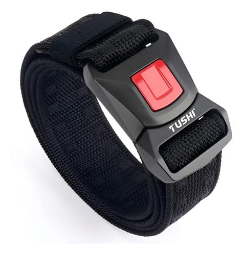 Cinturon Tactico Official Genuine Quick - A Pedido_exkarg Negro 125 Cm