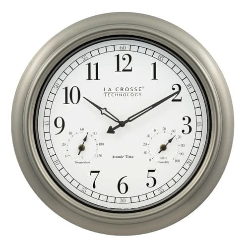 Reloj De Pared La Crosse Technology 18 - A Pedido_exkarg Blanco