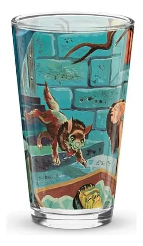 Vaso Vidrio Dracula - Vampire Usa Made - A Pedido_exkarg Transparente 3