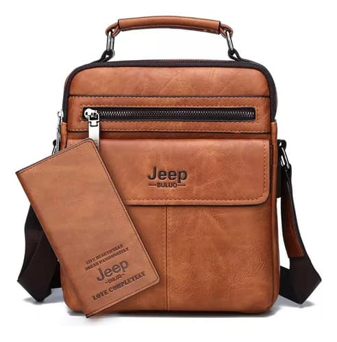 Bolso Jeep + Tarjetero Messenger - A Pedido_exkarg Marrón 3