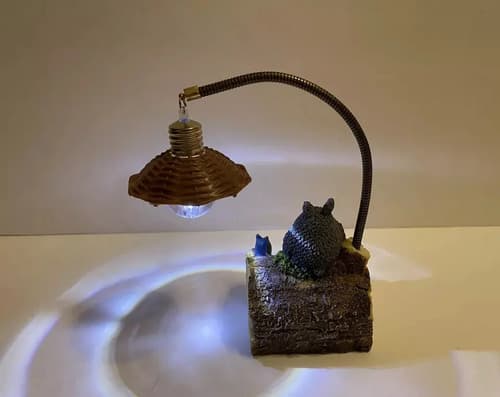 Lampara De Mesa  Mi Vecino Totoro - A Pedido_exkarg Marrón 3