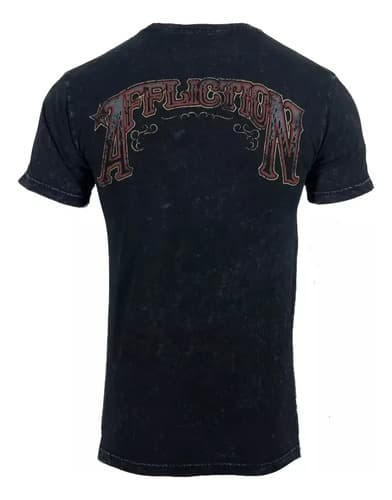 Remera Affliction Iroquois Black - A Pedido_exkarg Negro 38 4