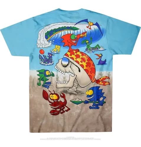 Remera Joey Mars Beach Liquid Blue - A Pedido_exkarg Blanco Xxx 2