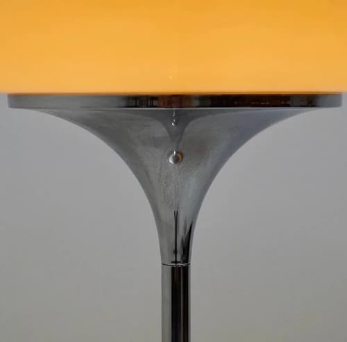 Lámpara De Pie Estilo Guzzini Bud, Estilo Bauhaus - A Pedido Naranja 4