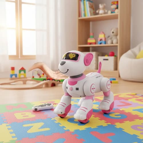 Perro Robot Vatos - A Pedido_exkarg Blanco