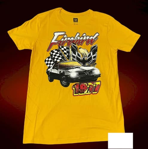 Remera  Pontiac Firebird 1977 - A Pedido_exkarg Dorado Xxx