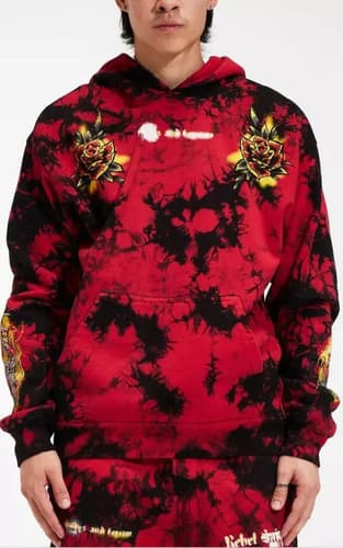 Buzo Affliction Men's Hoodie Reaper - A Pedido_exkarg S Rojo 2