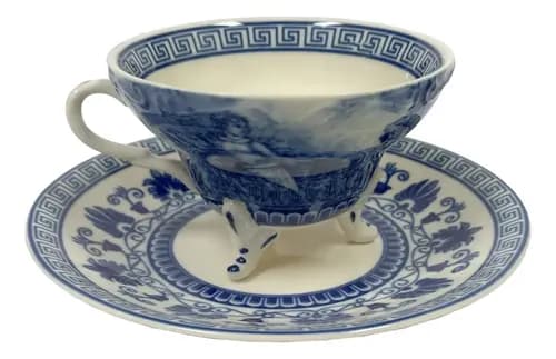 Juego De Té De Porcelana Liberty Blue - A Pedido Azul 4