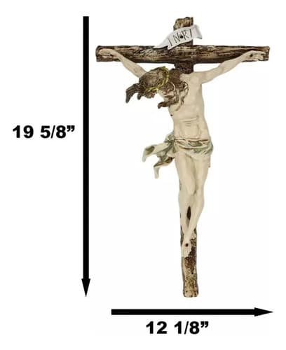 Estatua Jesus Christ At Calvary Crucifix - A Pedido_exkarg Piel 3