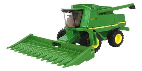 1:64 John Deere 9610 Combine Cosechadora Ertl Color Verde 3