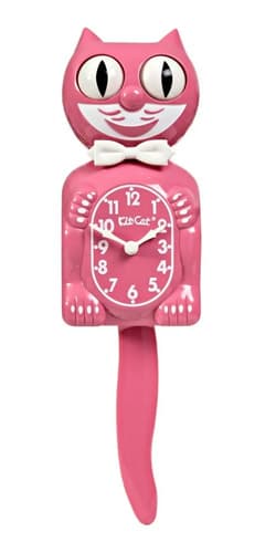 Reloj De Pared Strawberry Kit Cat Clock - A Pedido_exkarg Negro 3