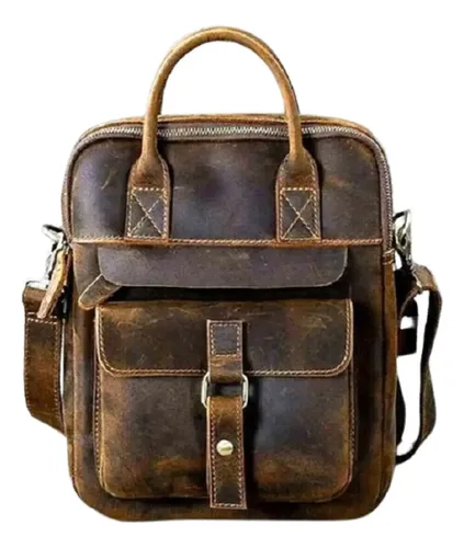 Morral Genuine Christmas Leather - A Pedido_exkarg Marrón X