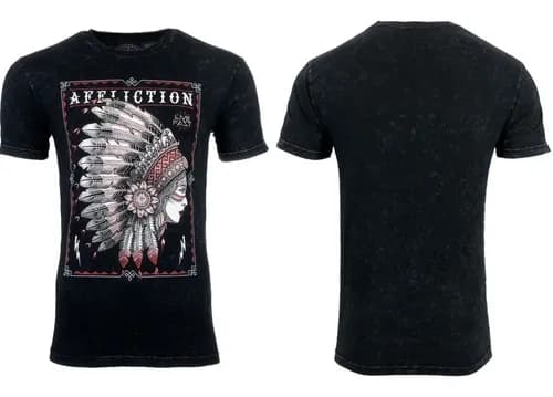 Remera Affliction Seneca - A Pedido_exkarg Negro Xxxx 2