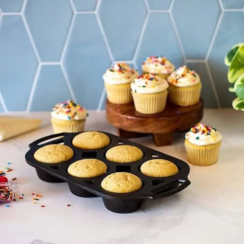 Molde Muffins Hierro Made In Usa - A Pedido_exkarg Negro 2