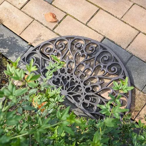 Felpudo De Hierro Fundido Decorativo - A Pedido_exkarg 2