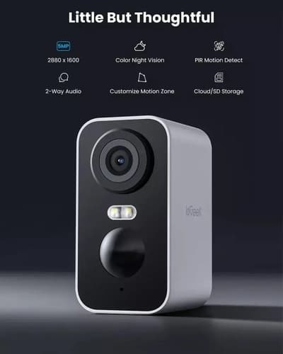 Camara Seguridad Iegeek 5mp Wifi - A Pedido_exkarg Blanco 4