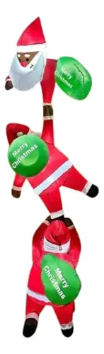 Papa Noel Inflable Escaladores - A Pedido_exkarg Rojo 2