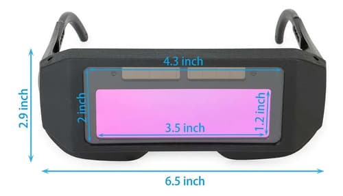 Gafas De Soldadura Con Oscurecimiento Automático - A Pedido Negro 4