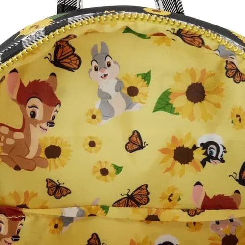 Mochila Bambi Sunflower Friends Loungefly - A Pedido_exkarg Negro Liso 5
