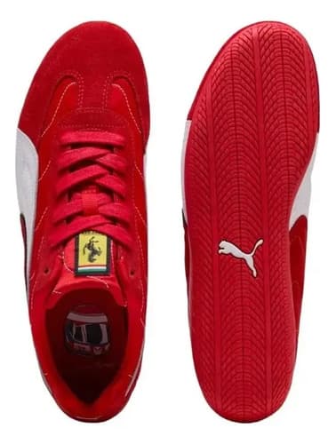 Zapatillas Ferrari Monza Speedcat Rosso - A Pedido_exkarg Rojo 34,5 Ar 3