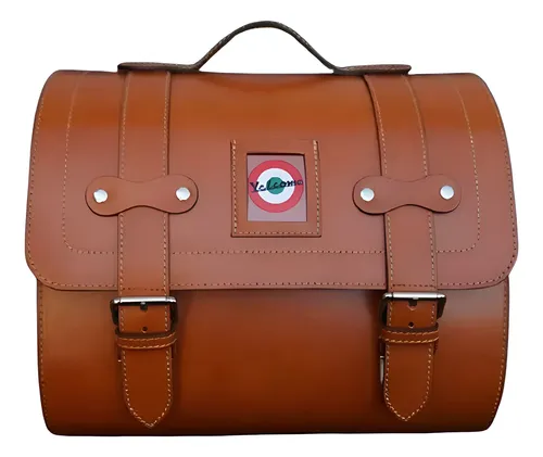Baul Porta Equipaje Top Moto Vespa - A Pedido_exkarg Marrón