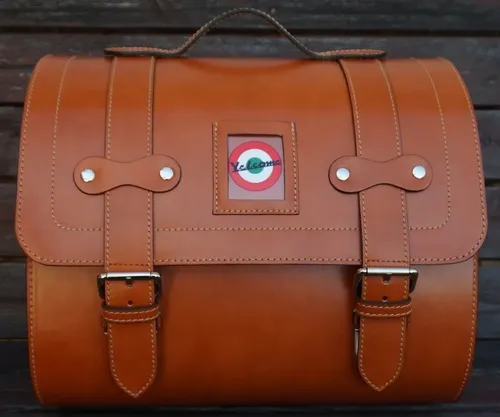 Baul Porta Equipaje Top Moto Vespa - A Pedido_exkarg Marrón 2