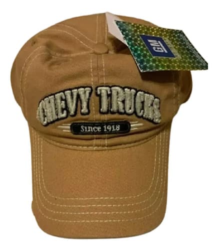 Gorra Chevy Trucks Since 1918 Gm - A Pedido_exkarg Marrón Adulto Ajustable