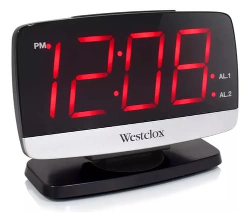 Reloj Despertador Electrico Westclox - A Pedido_exkarg Negro 2