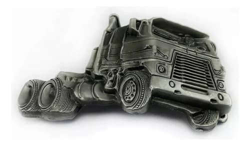 Hebilla Cinturon Westbuck Big Truck Camion - A Pedido_exkarg Plateado 100 4