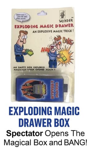 Caja Magica Explosiva De Broma - A Pedido_exkarg Azul 5