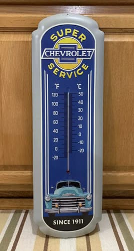 Cartel Chevrolet Super Thermometer - A Pedido_exkarg X 6