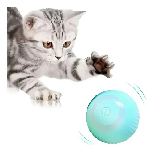 Pelota Inteligente Para Gatos - A Pedido_exkarg Celeste