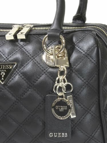 Cartera Guess Cessily Quilted Box - A Pedido_exkarg Negro 9