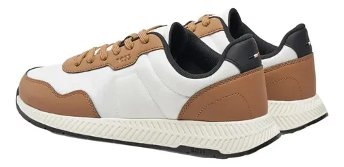 Zapatillas Boss Men's Sneakers Titanium - A Pedido_exkarg Blanco 34,5 Ar 4