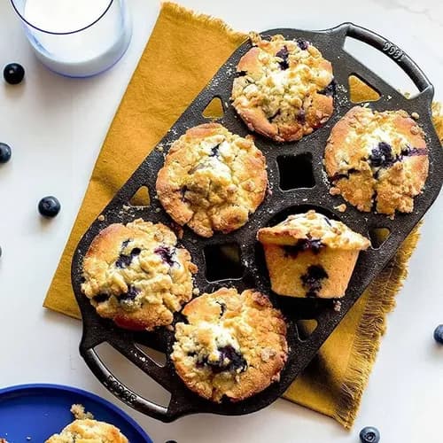 Molde Muffins Hierro Made In Usa - A Pedido_exkarg Negro 3