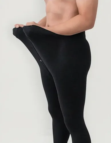 Calzas Termicas Con Forro De Piel P/hombre - A Pedido_exkarg Negro Xs