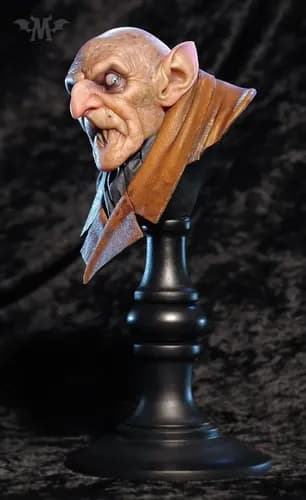 Busto Andy Bergholtz Orlok Nosferatu - A Pedido_exkarg Piel 2