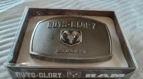 Hebilla Cinturon Dodge Ram Guts - A Pedido_exkarg Plateado M 2